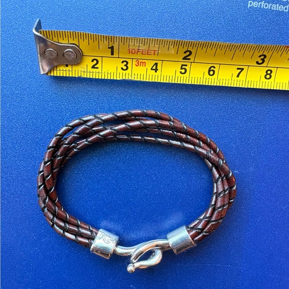Ralph Lauren Braided Leather Bracelet - Picture 5 of 5